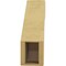 Ekena Millwork 5-inch W x 16-inch D x 16-inch H Stanfield Rough Cedar Woodgrain TimberThane Knee Brace, Primed BRCUR05X16X16STARCPR - alternate 5